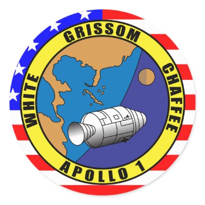 Apollo 1 stickers by spacegate