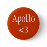 Apollo <3 pinback button