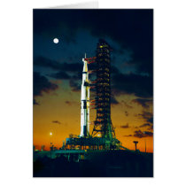 Apollo 4 Saturn V on Pad A Launch Complex 39 Greeting Card