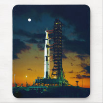 Apollo 4 Saturn V on Pad A Launch Complex 39 Mousepad