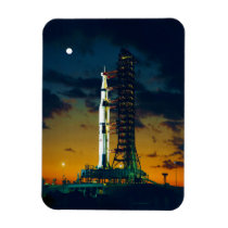 Apollo 4 Saturn V on Pad A Launch Complex 39 Flexible Magnets