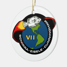 Apollo 7: Schirra, Eisele & Cunningham Ornaments