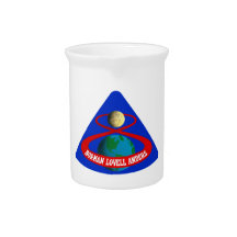 Apollo 8:  First Men To The Moon! Beverage Pitcher