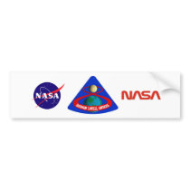 Apollo 8:  First Men To The Moon! Bumper Stickers