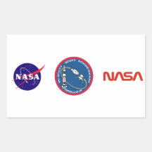 Apollo 9: McDivitt, Scott & Schweickart Rectangular Stickers