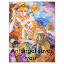 Apollo and a spirit of a dead person of the mon... customized letterhead