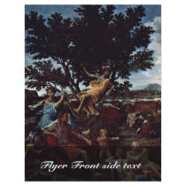 Apollo And Daphne (Detail) By Poussin Nicolas Flyers