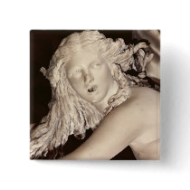 Apollo and Daphne, detail of Daphne's head Button