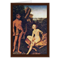 Apollo And Diana In The Forest Landscape, Apollo A Card