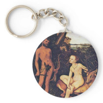 Apollo And Diana In The Forest Landscape, Apollo A Keychain