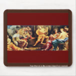 Apollo And The Muses,  By Vouet Simon mousepads