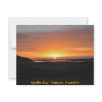 Apollo Bay sunset invitations by petermcc Apollo Bay sunset invitations