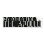APOLLO BUMPER STICKERS