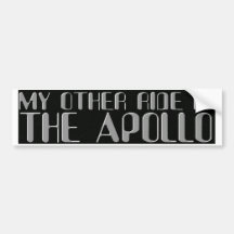 APOLLO BUMPER STICKERS