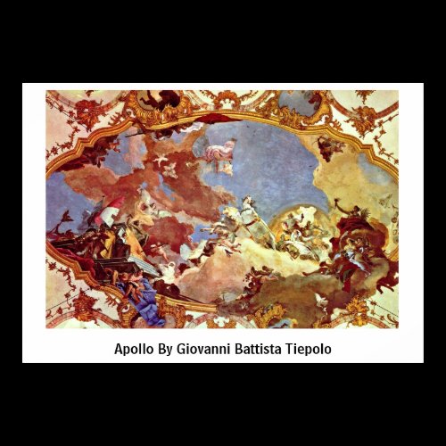 Apollo By Giovanni Battista Tiepolo Print