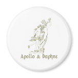 Apollo & Daphne Fridge Magnet