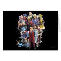 Apollo Justice Key Art Greeting Card