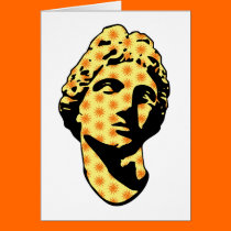 Apollo marble statue cards
