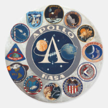 Apollo Program Commemorative Logo Sticker