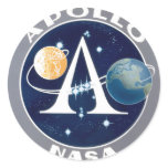 Apollo Program Round Sticker