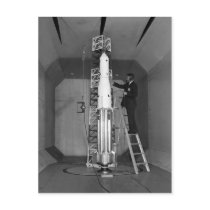 Apollo Saturn Rocket Postcard
