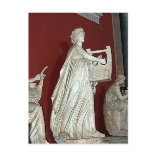 Apollo Statue in the Vatican Museum postcard