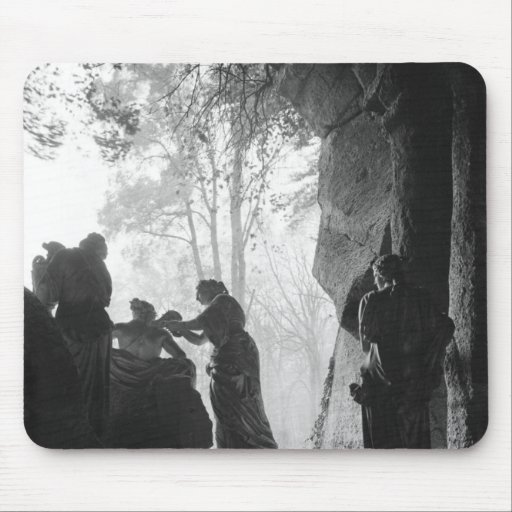 Apollo Tended by Nymphs in the bosquet of Baths Mousepads