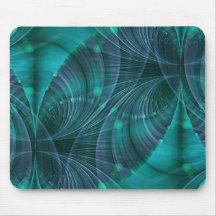 Apophysis Fractal Art I - blue Mouse Pads