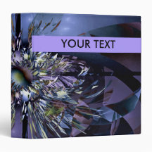 Apophysis fractal decor | lila 3 ring binder