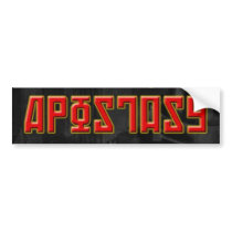 Apostasy "USSR" Bumper Sticker bumper stickers