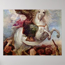 Apostle victory over Moors by Miranda, Carreno de Poster