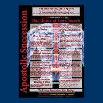 Apostolic Succession - Backbone of the Church! posters