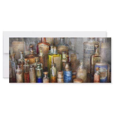 Apothecary - For all your Aches & Pains Customized Rack Card by suburbanscenes