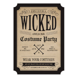 Apothecary Halloween Party Invite