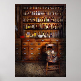 Apothecary - Just the usual selection Print