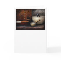 Apothecary - Pestle & Drawers Card