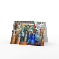 Apothecary - Remedies for the Fits Greeting Cards