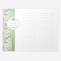 Apothecary's Garden Custom To Do List Notepad notepads