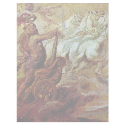 Apotheosis Of Hercules By Rubens Peter Paul Letterhead by Artcollection