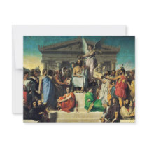 Apotheosis Of Homer By Ingres Jean Auguste Dominiq Custom Invite