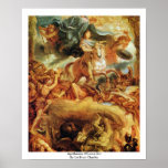Apotheosis Of Louis Xiv By Le Brun Charles Poster
