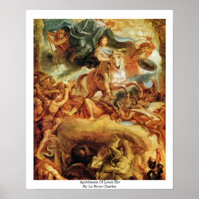 Apotheosis Of Louis Xiv By Le Brun Charles Poster by Artcollection