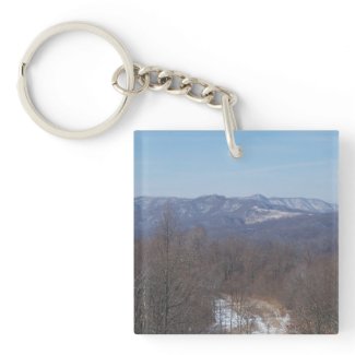 Appalachia Single-Sided Square Acrylic Keychain