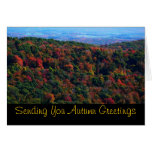 Appalachian Mountains in Fall Card