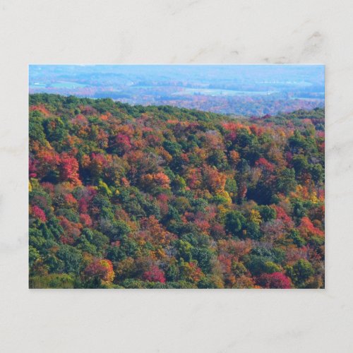 Appalachian Mountains in Fall Postcard postcard