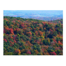 Appalachian Mountains in Fall Postcard