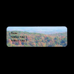 Appalachian Mountains in Fall Return Address Label