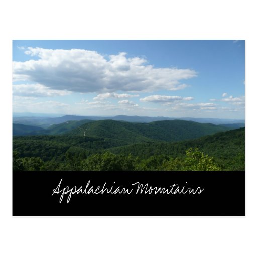 Appalachian Mountains Postcard | Zazzle