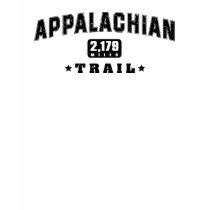 Appalachian Trail - 2,179 Miles - Distressed Type t-shirts