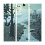 Appalachian Trail Creek Wrapped Canvas Canvas Print